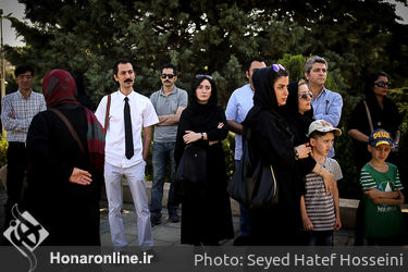 مراسم تشییع پیکر "حسین عرفانی" دوبلور پیشکسوت