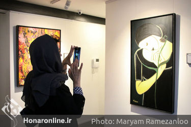 نمایشگاه نقاشی تهمینه میلانی در گالری ایوان
