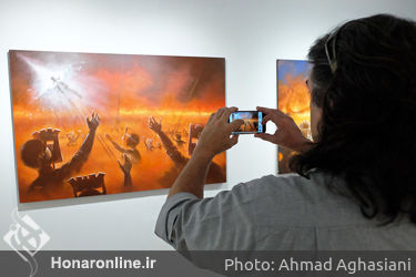 نمایشگاه نقاشی الیکا کشاورز در گالری نگر