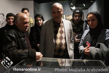مراسم افتتاحیه نمایشگاه مروری بر آثار و زندگی علی اکبر صادقی در موزه هنرهاي معاصر