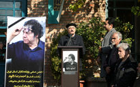تشییع پیکر احمدرضا دالوند در خانه هنرمندان