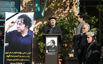 تشییع پیکر احمدرضا دالوند در خانه هنرمندان