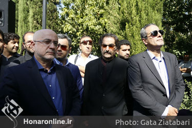 مراسم تشییع پیکر زنده‌یاد نادر گلچین در تالار وحدت