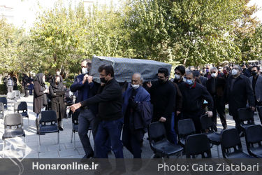 وداع با پیکر پورنگ پورشیرازی نوازنده کنترباس