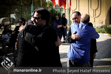 مراسم تشییع پیکر "حسین عرفانی" دوبلور پیشکسوت