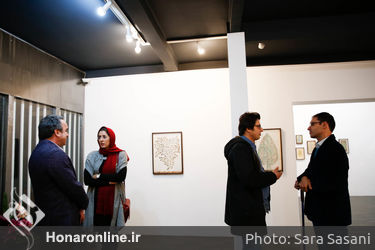 افتتاحیه نمایشگاه نقاشی های امیر کبیرنژاد در گالری آریا