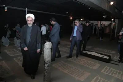 بازدید رییس کمیته فرهنگ و رسانه مجلس شورای اسلامی از دوسالانه مجسمه‌سازی