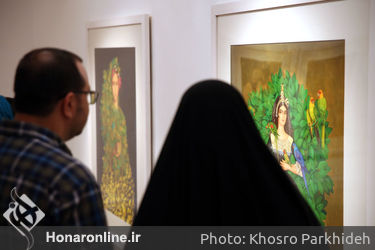 افتتاحیه نمایشگاه لادن بروجردی در گالری هما