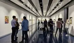 نمایشگاه نقاشی‌های میلاد جلیلی در ملت افتتاح شد