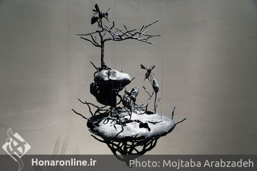 آثار هفتمین دوسالانه مجسمه‌سازی تهران در موزه هنرهای معاصر 1