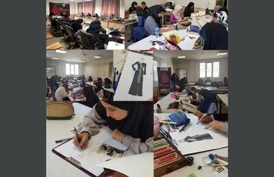 برپایی مسابقه زنده تصویرگری لباس عاشورایی