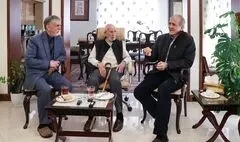 رئیس‌جمهور و وزیر فرهنگ با «محمد علی موحد» دیدار کردند