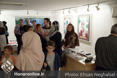 نمایشگاه نقاشی‌های هادی فراهانی در گالری گلستان