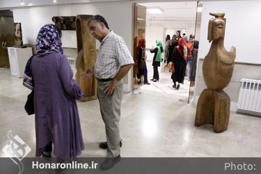 نمایشگاه مجسمه های جمشید مرادیان و شاگردانش در فرهنگسرای ابن سینا