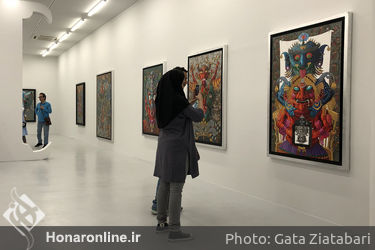 نمایشگاه آثار علی اکبر صادقی در گالری مدار موازی