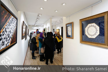 نمایشگاه گروهی نقاشیخط و خوشنویسی هنرجویان باربد یزدانی در نگارخانه بهارک