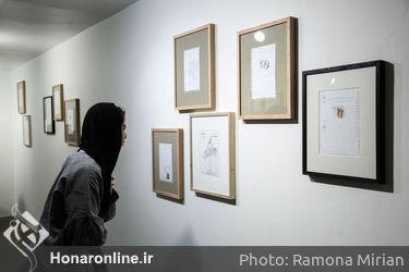 نمایشگاه آثار ندا رضوی‌پور در گالری زیر زمین دستان