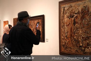نمایشگاه نگاره‌های چوبی (هیما) در فرهنگسرای نیاوران