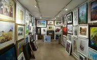 Golestsan Gallery showing decorative art by 100 artists