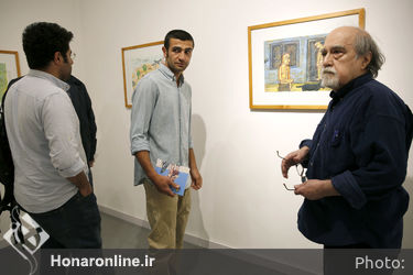 افتتاحیه نمایشگاه طراحی‌های رنگی فرشید ملکی در گالری هور