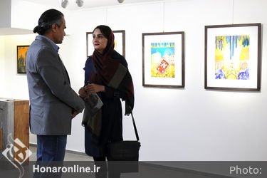 افتتاحیه نمایشگاه نقاشی های رضا بیگناه در گالری مژده