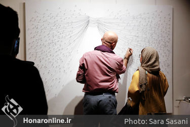 رونمایی از اثر بزرگمهر حسین پور در گالری آس