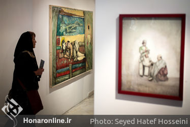 نمایشگاه آثار قاسم حاجی‌زاده در گالری ماه