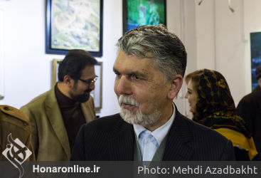 بازدید وزیر فرهنگ و ارشاد اسلامی از بخش "چارسوی هنر"