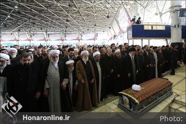 مراسم تشییع پیکر آیت الله هاشمی رفسنجانی  در دانشگاه تهران