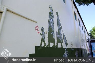 اجرای دیوارنگاری و ساماندهی بصری شهر تهران در رویداد بهارستان تهران 1400