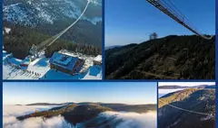 پیاده‌روی در آسمان چک با طولانی‌ترین پل معلق جهان