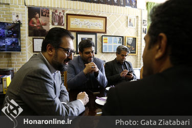 بازدید سید محمد مجتبی حسینی از هنرستان موسیقی پسران 