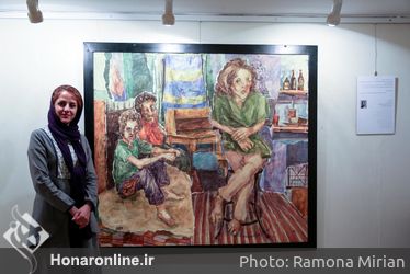 نمایشگاه نقاشی‌های آسیه رمضانی در گالری گلستان