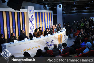 نشست فیلم «مغز استخوان» در پنجمین روز سی و هشتمین جشنواره فیلم فجر در پردیس ملت 
