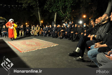 شب تعزیه سنگلج با حضور وزير ارشاد 