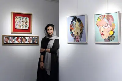 متریال بسیار خاص یک نمایشگاه چهل‌تکه / روایت الهام عظیمی از نمایشگاه آثارش در گالری مژده 