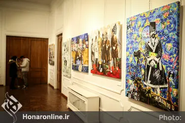 افتتاحیه نمایشگاه نقاشی های سروناز سلطانی در گالری موزه هنرهای زیبا