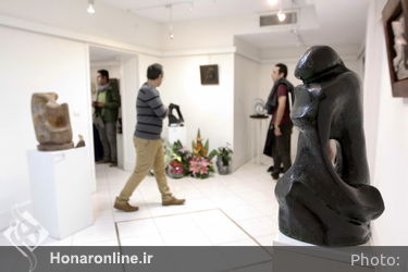 نمایشگاه مجسمه های جمشید مرادیان و شاگردانش در فرهنگسرای ابن سینا