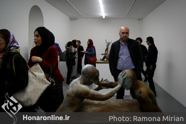افتتاحیه نمایشگاه مجسمه‌ها سپیده نوری در گالری اعتماد