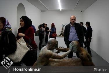 افتتاحیه نمایشگاه مجسمه‌ها سپیده نوری در گالری اعتماد