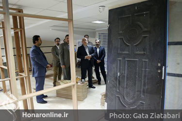 بازدید علی مرادخانی از ساختمان جدید دفتر موسیقی 