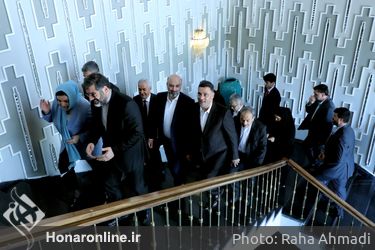 دیدار وزیر فرهنگ و ارشاد اسلامی با وزیر فرهنگ تاجیکستان در تالار وحدت 
