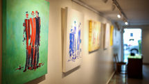 Shahriar Bakhtiari Painting in View at Golestan Gallery