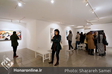 افتتاحیه نمایشگاه گروهی نقاشی با عنوان "آهنجیده" در گالری ویستا