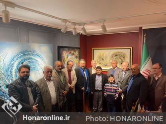 نمایشگاه نقاشی خط  علی سروی همپا  در نگارخانه ترانه باران