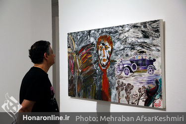 نمایشگاه انفرادی نقاشی‌های مسعود کیمیایی در گالری آریانا