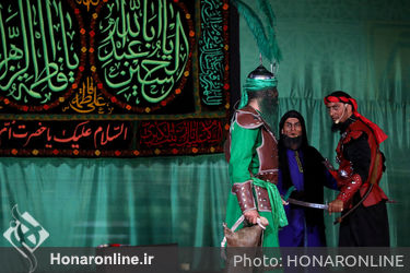 تعزیه خوانی سیدالشهدا (ع) در میدان ولیعصر