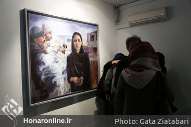 نمایشگاه  نقاشی‌های محمود باجلان در گالری ویستا