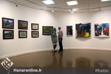  نهمین کارنمای پژوهشی انجمن هنرمندان نقاش ایران در خانه هنرمندان