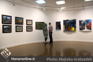  نهمین کارنمای پژوهشی انجمن هنرمندان نقاش ایران در خانه هنرمندان